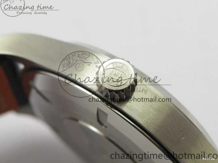 MIROTIME 0203 MARK XVIII Le Petit Prince IW327004 SS FKF 1:1 Best Edition Blue Dial On Brown Leather Strap Trendsetting 7117